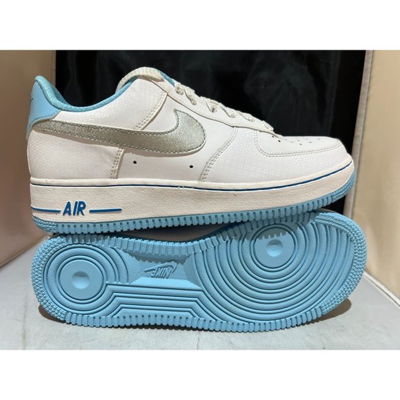 Air Force 1 (GS) White Metallic Silver 2012 - 314219 117 Youth size 7 - Picture 6 of 8